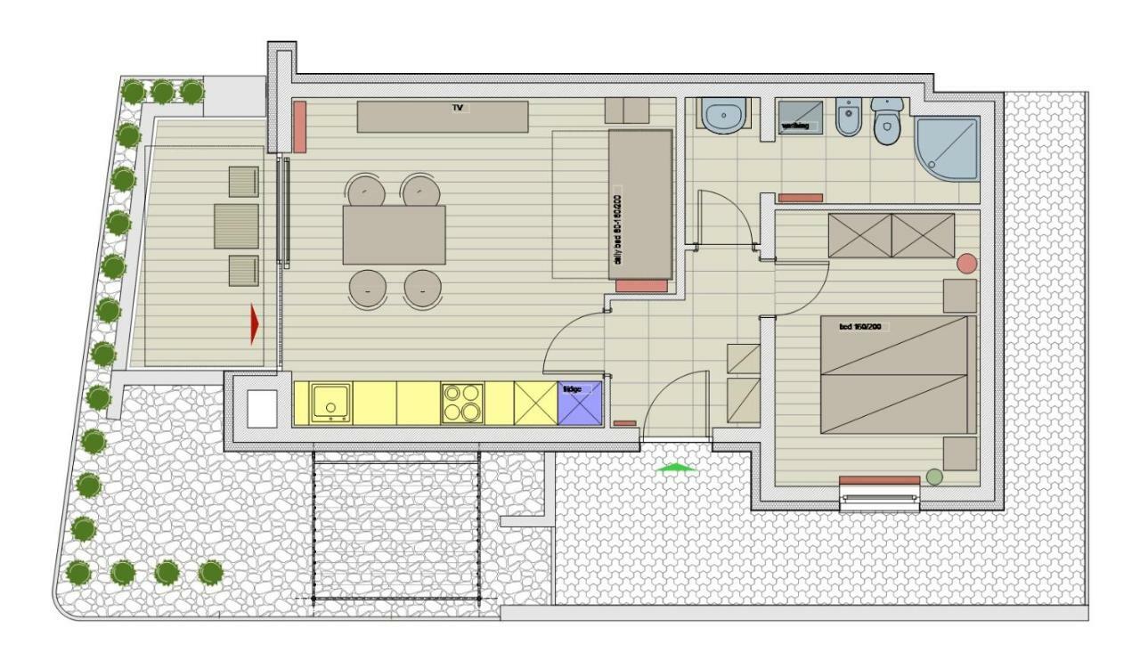 Cute Sunny Apartment Kod1 Ljubljana Eksteriør billede